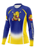 KG Blue-Yellow Women's Team Jersey Long Sleeve