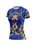 KG Blue-Yellow-Flame Women's Team Jersey Short Sleeve