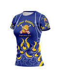 KG Blue-Yellow-Flame Women's Team Jersey Short Sleeve