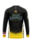 KG Black-Yellow Men's Team Jersey Long Sleeve