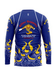 KG Blue-Yellow-Flame Men's Team Jersey Long Sleeve