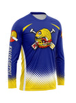 KG Blue-Yellow Men's Team Jersey Long Sleeve