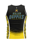 KG Black-Yellow Men's Athletic Tank Top
