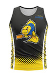 KG Black-Yellow Men's Athletic Tank Top