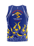 KG Blue-Yellow-Flame Men's Athletic Tank Top