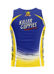 KG Blue-Yellow Men's Athletic Tank Top