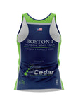 RETRO Race Jersey (2017) Boston 1 Women's Athletic Tank Top