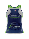 RETRO Race Jersey (2017) Boston 1 Women's Athletic Tank Top