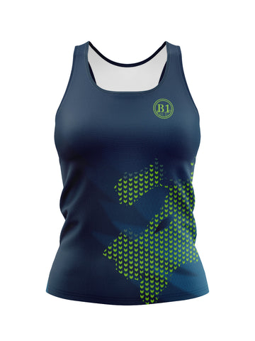 RETRO Race Jersey (2019) Boston 1 Women's Athletic Tank Top