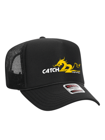 Catch 22 NYC | 5 Panel High Crown Trucker Hat