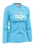 OPA Women's Blue Athletic Jersey Long Sleeve