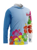 Florida Paddling Hui HILO Unisex Hooded Long Sleeve with Thumbholes