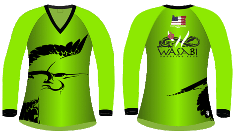 Wasabi Outrigger Team- Women's H2O Long Sleeve Jersey