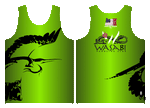 Wasabi Outrigger Team- Men's H2O Fitted Tank Top