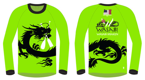 Wasabi Kraken- Men's H2O Long Sleeve Jersey