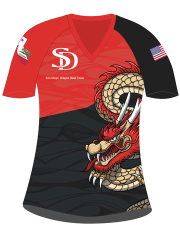 San Diego DBT Women's h2O Athletic Jersey Short Sleeve