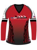LARD h2O Women's Athletic Jersey Long Sleeve (Red)
