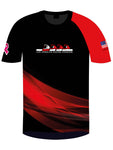 LARD h2O Men's Athletic Jersey Short Sleeve (Black/Red)
